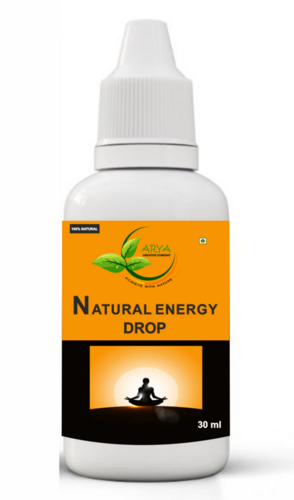 Natural Energy Drops - 30ml Liquid Bottle | Balanced B Vitamin Formula with Folic Acid, Inositol for Enhanced Energy & Focus