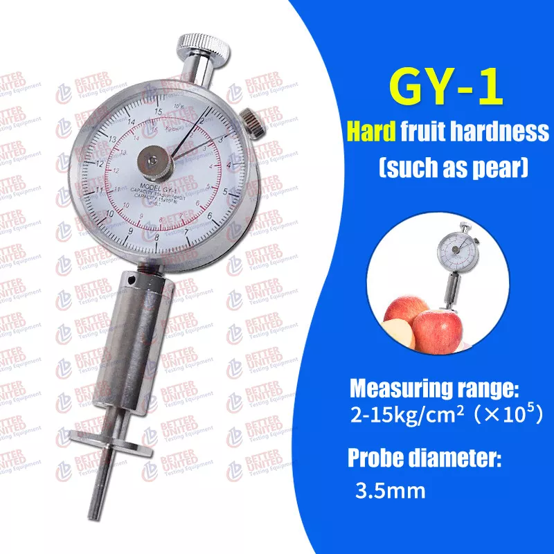 Gy-1 Gy-2 Gy-3 Dial Display Portable Fruit Hardness Tester