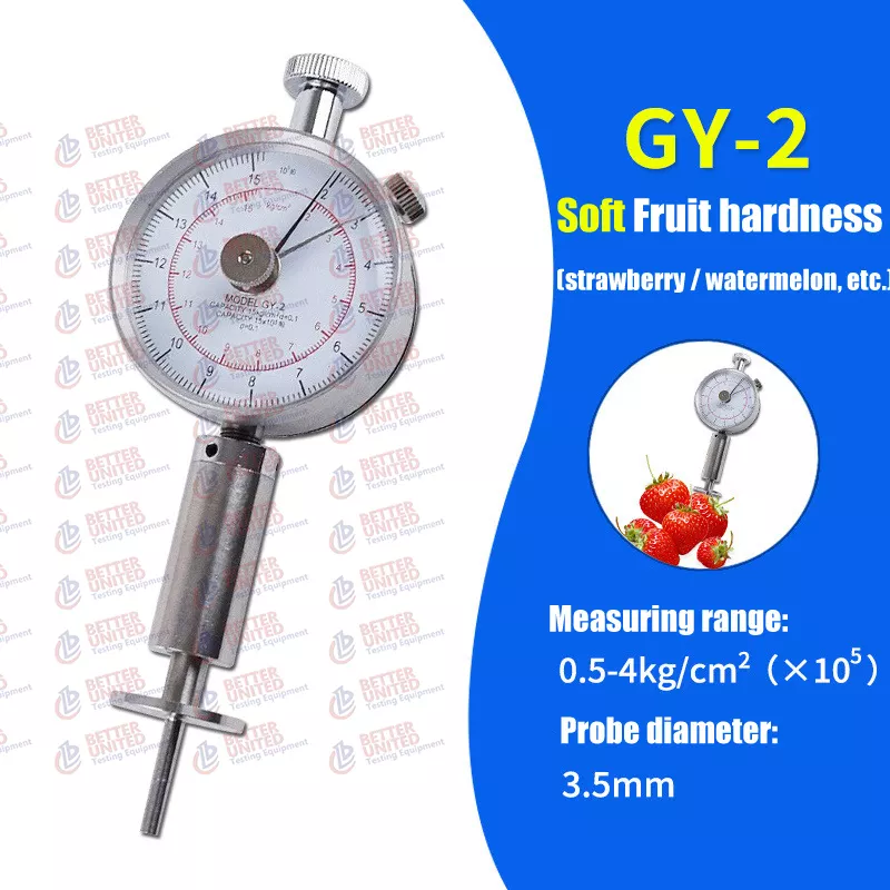 Gy-1 Gy-2 Gy-3 Dial Display Portable Fruit Hardness Tester