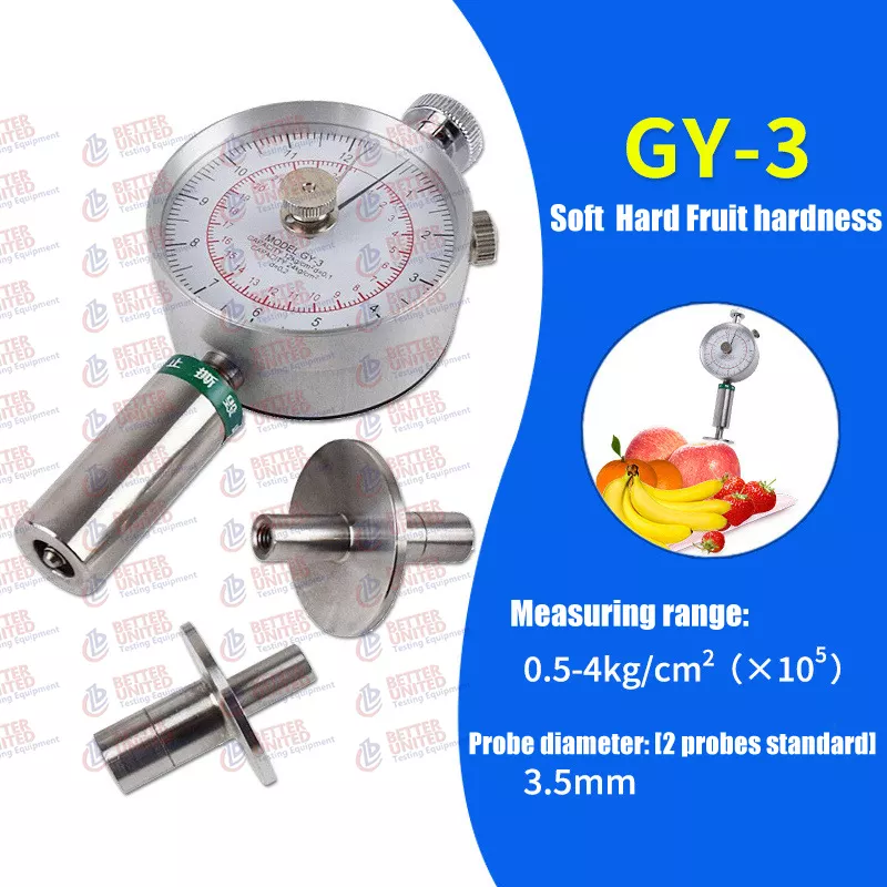 Gy-1 Gy-2 Gy-3 Dial Display Portable Fruit Hardness Tester