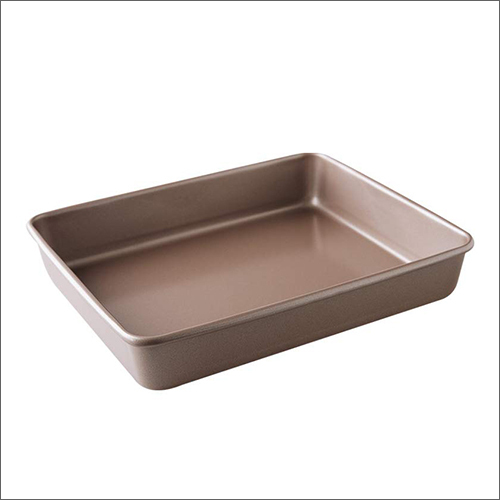 सिल्वर 9X13 इंच नॉन-स्टिक आयताकार केक पैन मोल्ड