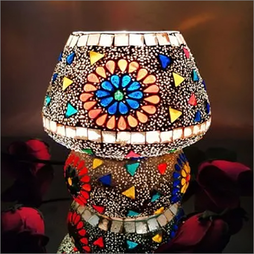 ग्लास विंटेज नाइट टेबल लैंप