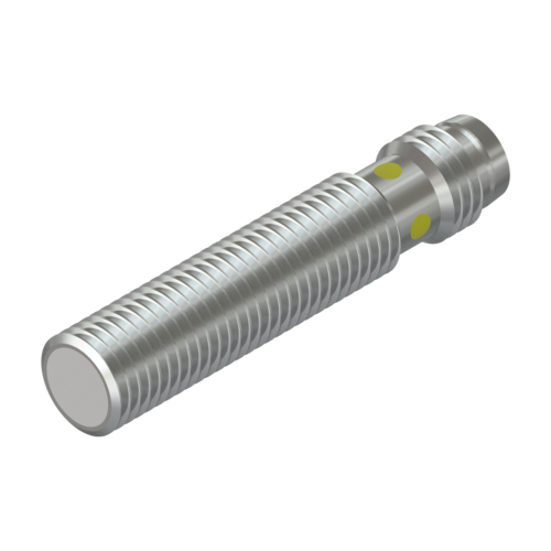 Inductive Round Sensor - AISI 304 Stainless Steel, 30mm Length, Flush Sensing Distance 2mm, PNP NO Output with M8 Male Connector
