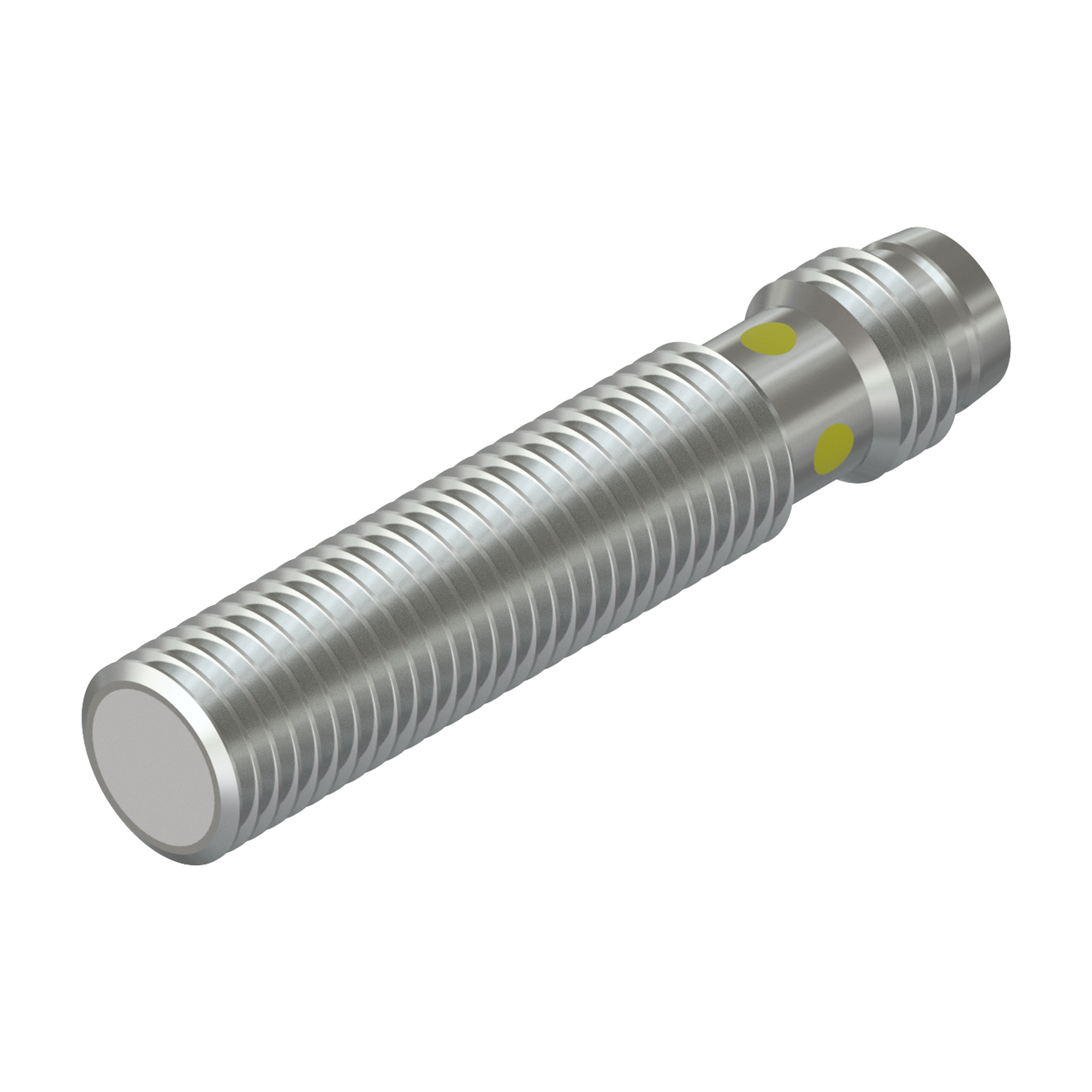 Inductive Round Sensor - Aisi 304 Stainless Steel, 30mm Length, Flush Sensing Distance 2mm, Pnp No Output With M8 Male Connector