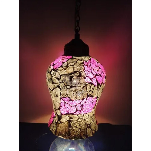 Decorative Hanging Light - Glass Material, Electric Power Source | Elegant Design for Ambient Lighting