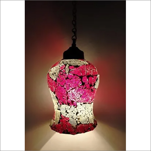 Decorative Hanging Light - Glass Material, Multicolor Design | Eye-Catching Accent for Home Décor and Ambient Lighting