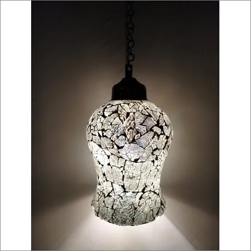 Decorative Hanging Light - Glass Material, Electric Power Source | Elegant Illumination with Contemporary Design