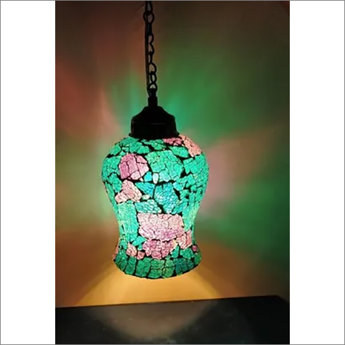 Decorative Hanging Light - Glass Material, Electric Power Source | Elegant Design for Home Ambiance