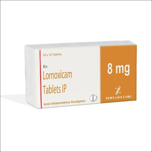 8Mg Lornoxicam Tablets Ip General Medicines