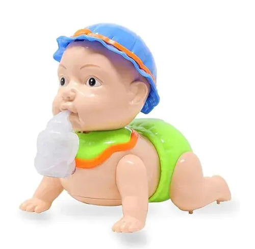 मल्टीकलर क्रॉलिंग बेबी म्यूजिकल लाइटिंग टॉय