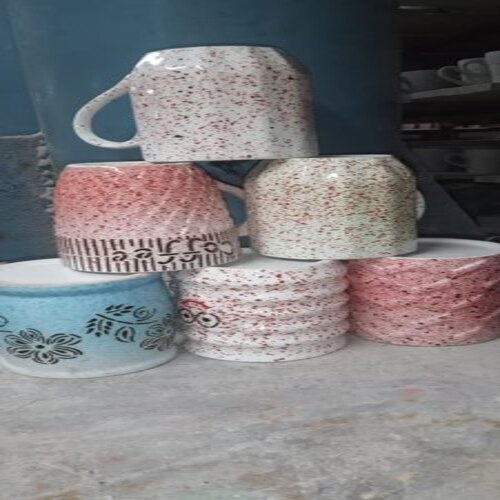 प्रिंटेड सिरैमिक मिल्क मग
