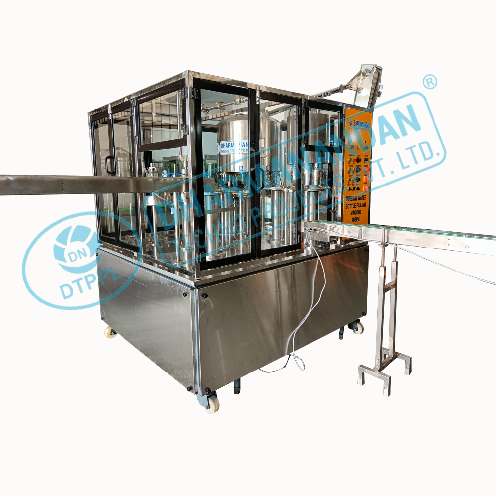 Automatic Bottle Washing Filling Machine - Sturdy Steel Build, Compact Design , Easy Operation, Longer Machine Life