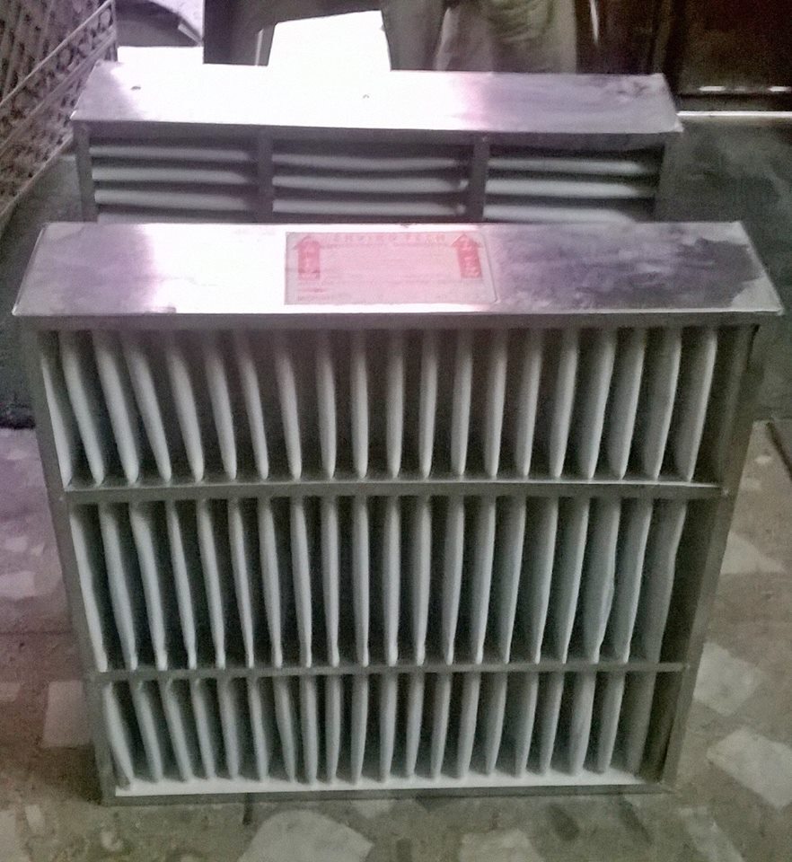 Ahu Pre Filter - Galvanized Steel & Aluminum Anodized, 20x12x6 To 24x24x6 Dimensions, White Color, Washable Microfiber Medium, High Dust Holding Capacity