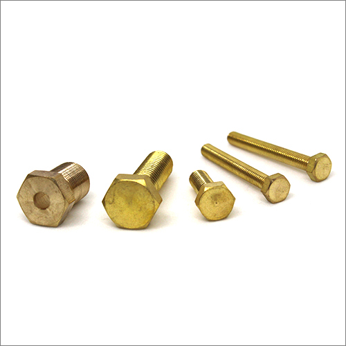 Polishing Brass Threaded Hex Bolt