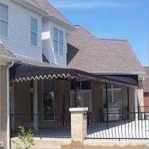 Sunscreen Awning - Powder Coated Polyester, White Tunnel Design | Standard Design Type for Office Usage