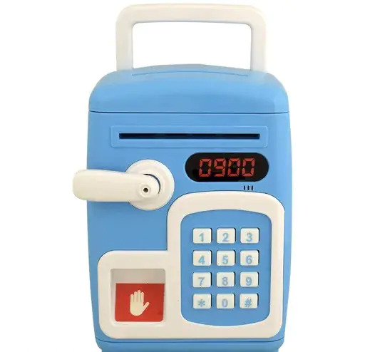 Blue Saving Money Box