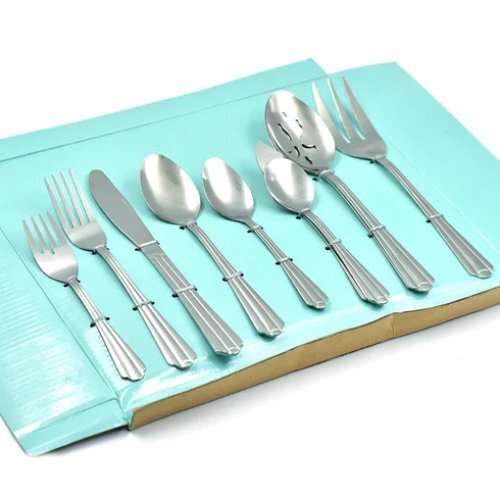 Stainless Steel Flatware Set - 45-piece Stylish Cutlery Collection | Durable Premium Color Coating, Ideal For Families And Special Occasions