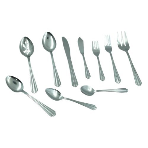 Stainless Steel Flatware Set - 45-piece Stylish Cutlery Collection | Durable Premium Color Coating, Ideal For Families And Special Occasions