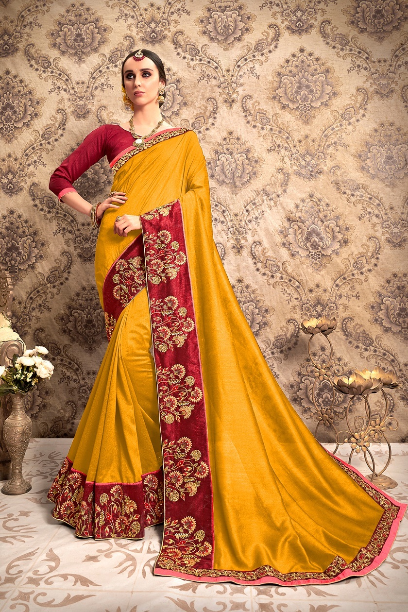 All Exlclusive Designer Embrodery Women Chiffon Saree