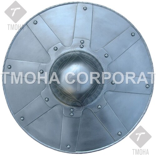 आयरन मध्यकालीन शील्ड सजावटी शील्ड आर्मर शील्ड हस्तनिर्मित शील्ड सजावटी शील्ड बकलर Ms0062