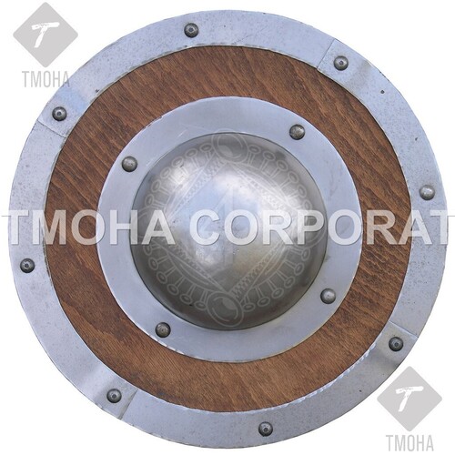 आयरन मध्यकालीन शील्ड सजावटी शील्ड आर्मर शील्ड हस्तनिर्मित शील्ड सजावटी शील्ड बकलर Ms0063