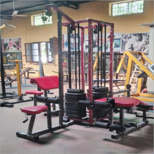 Multi Exercise Machine - Maroon Seat Color | Gain Strength With Versatile Workouts