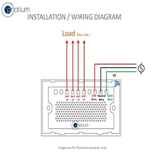 Protium Smart Touch Combo Switch
