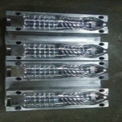 Pet Bottle Mould - 4 Cavity, 1 LTR Capacity | Aluminum, MS, SS, Food Grade, Durable Design