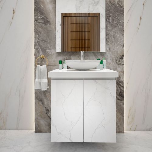 Corian Designed Bathroom Vanity Size: As Per Requirement
