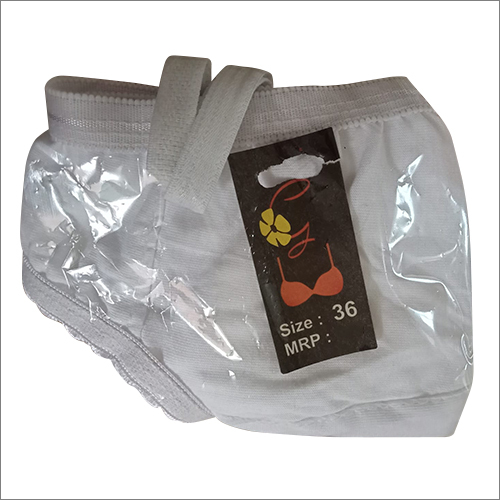 Plain Ladies White Cotton Bra