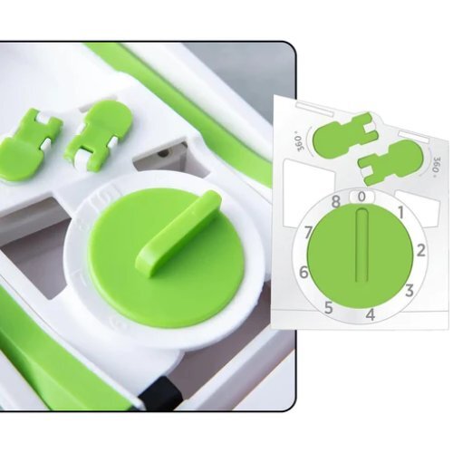 Multi Color Adjustable Hand Press Vegetables Chopper