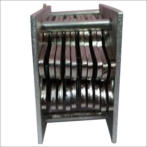 ACB Jaw Contact - Stainless Steel, 110-320 V DC, 800A Rated Current, Golden | Industrial Application, 50 Hz Frequency, Suitable for VCB Contacts