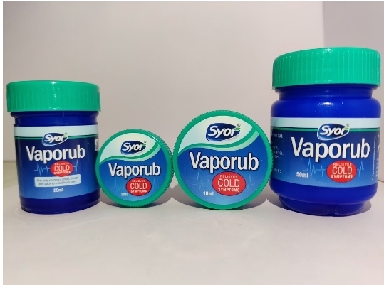 Material Color Is White Syor Vaporub 10ml