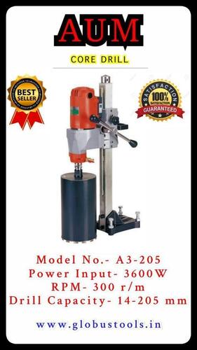 Red Aum Concrete Core Cutting Machine 205 Mm