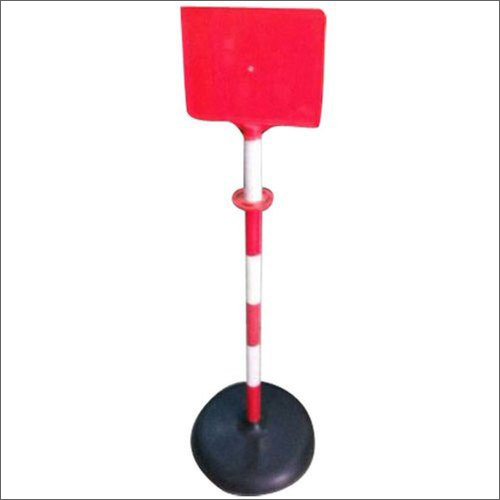 Road Traffic Sign Board - Polycarbonate Material, Red-White Color | High Quality Design with 1-Year Warranty