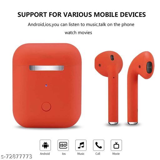 I12 Airpods - Bluetooth V5.1, 32 Hours Battery Life, 13mm Dynamic Driver | Deep Bass, Touch Control, Hd Mic, Ipx4 Water/sweatproof