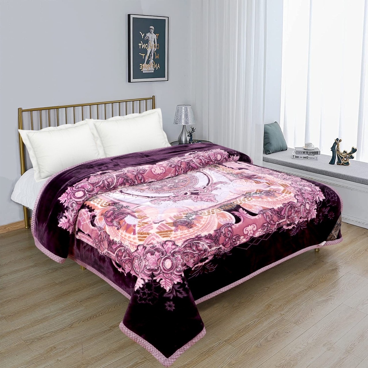 All Colours Cloudy Mink Blanket