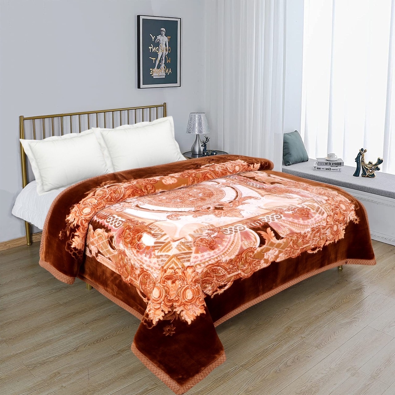 All Colours Cloudy Mink Blanket