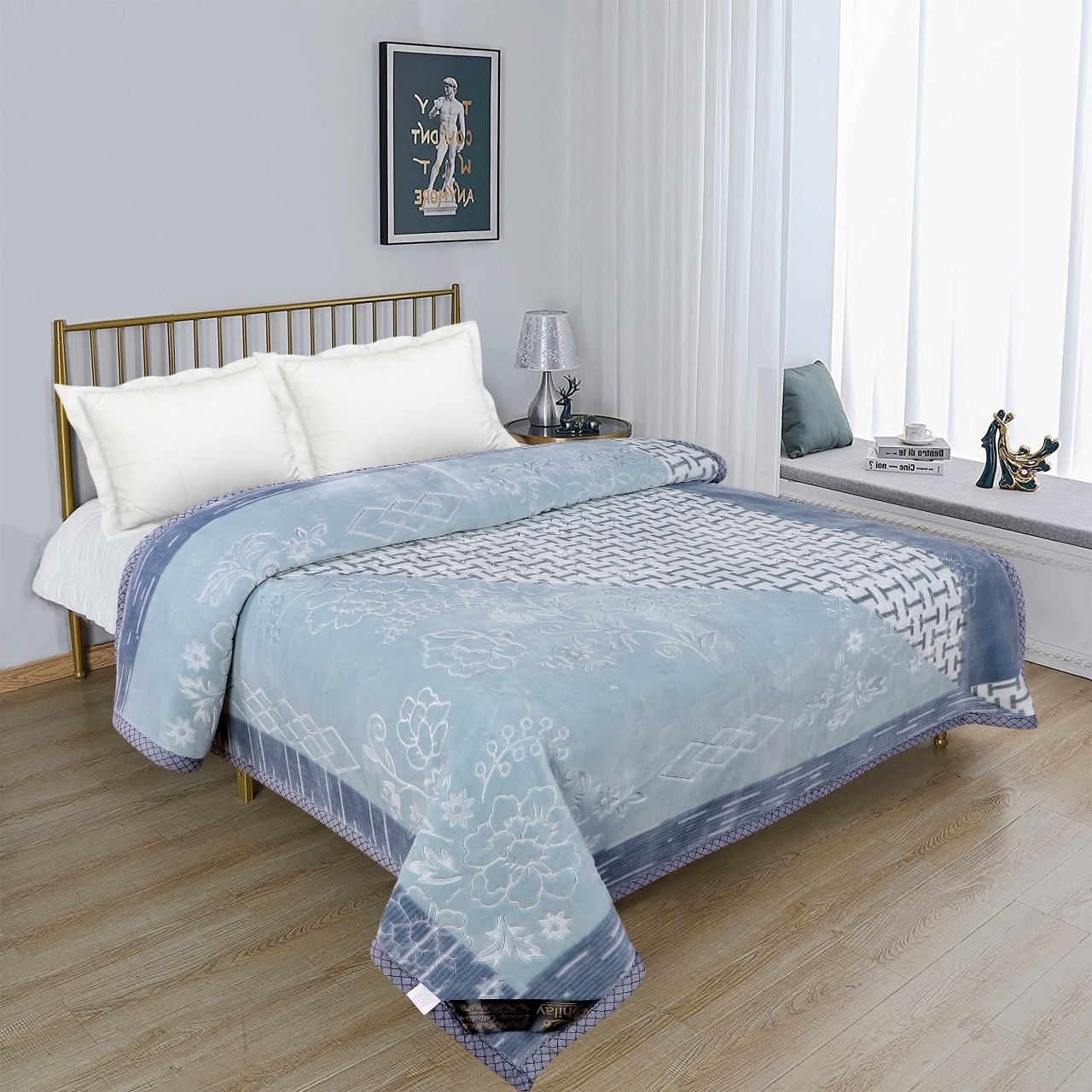 All Colours Cloudy Mink Blanket
