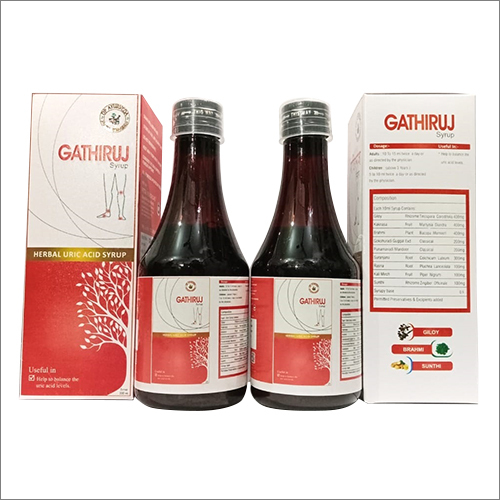 Herbal Uric Acid Syrup Age Group: For Adults
