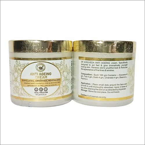 100Gm Anti Ageing Cream Ingredients: Herbal Extracts