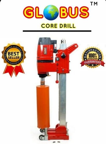 Red Globus Concrete Core Cutting Machine 255 Mm