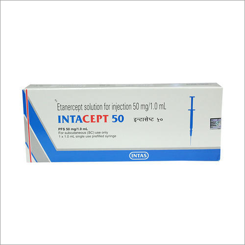 50Mg Etanercept Solution For Injection Recommended For: Ankylosing Spondylitis