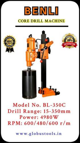 Orange Benli Concrete Core Cutting Machine 350 Mm