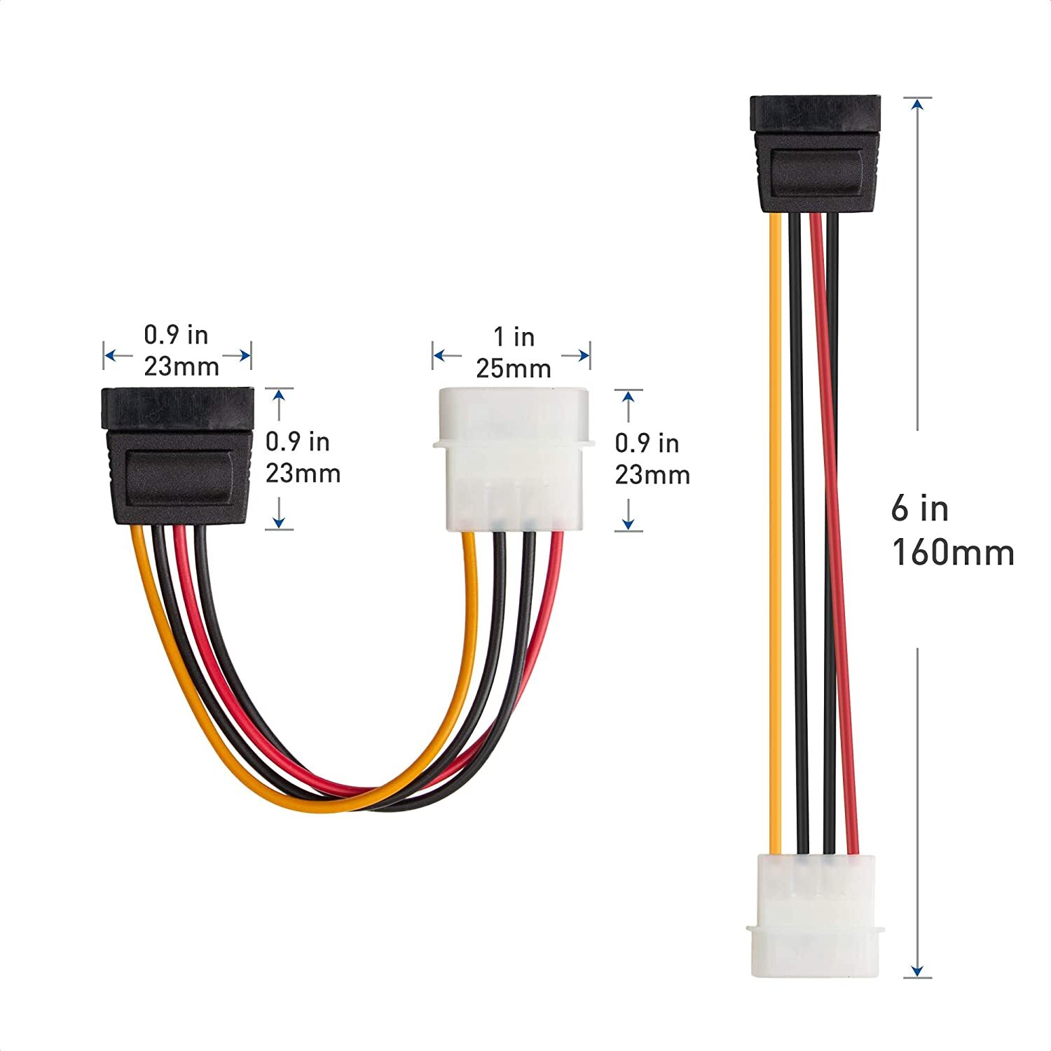 Satapower 4pin Molexcable
