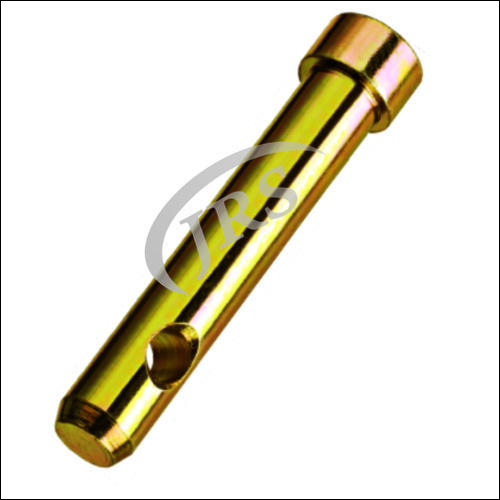 Cat 1 Special Top Link Pin - Steel Material, White and Yellow Color | Top Link Pins for Tractor Linkage Parts