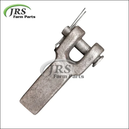 Safety Chain Retainer - Stainless Steel Material, Gray Color | Gear Drive Type, Designed for Harvester Use in Agricultural Tools