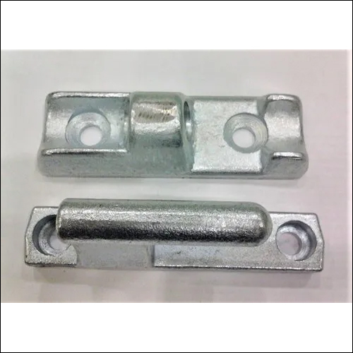Trailer Hinge For Side Door Trailer Lock - Mild Steel, Silver | Gear Drive, Designed for Agricultural Tools and Harvester Use