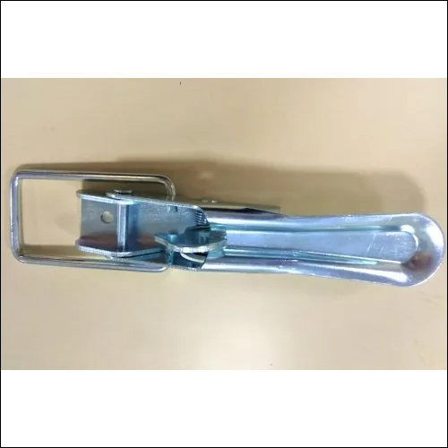 Side Lock for Trailers - Mild Steel, Gear Drive Mechanism | Silver Finish, Designed for Agricultural Tools and Harvesters