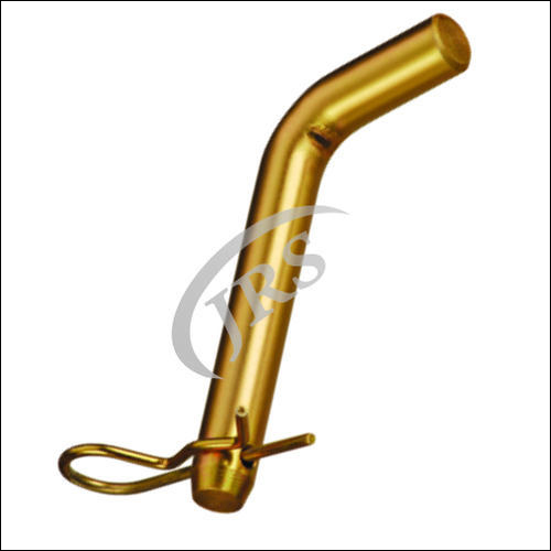 Bent Type Hitch Pins With R Clip Supplier - Steel Material, Painted Surface Treatment, Golden & Silver Color | Ideal For Tractor Linkage Parts